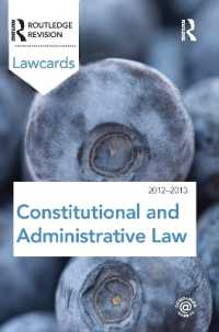 Constitutional and Administrative Lawcards 2012-2013 (Lawcards) （8TH）