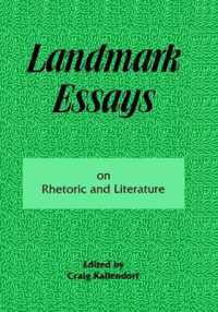 Landmark Essays on Rhetoric and Literature : Volume 16