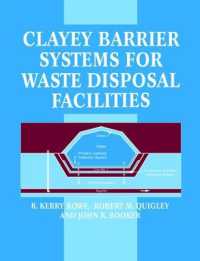 Clayey Barrier Systems for Waste Disposal Facilities -- Hardback