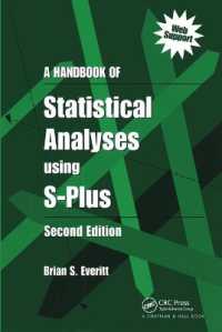 A Handbook of Statistical Analyses Using S-PLUS （2ND）