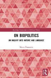 On Biopolitics : An Inquiry into Nature and Language (Routledge Innovations in Political Theory)