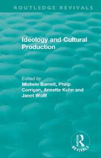 Routledge Revivals: Ideology and Cultural Production (1979) (Routledge Revivals)