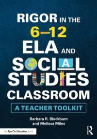 Rigor in the 6-12 ELA and Social Studies Classroom : A Teacher Toolkit