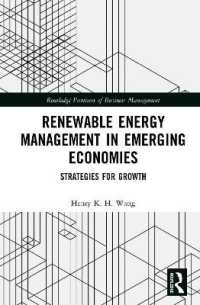 Renewable Energy Management in Emerging Economies : Strategies for Growth (Routledge Frontiers of Business Management)