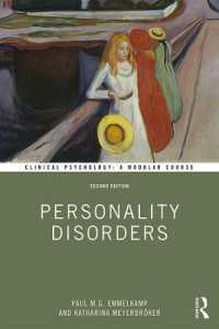 Personality Disorders (Clinical Psychology: a Modular Course) （2ND）