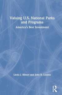 Valuing U.S. National Parks and Programs : America's Best Investment