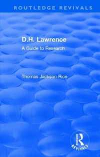 D.H. Lawrence : A Guide to Research (Routledge Revivals)