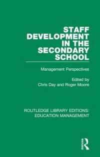 Staff Development in the Secondary School : Management Perspectives (Routledge Library Editions: Education Management)