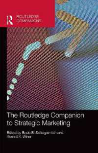 ラウトレッジ版　戦略的マーケティング必携<br>The Routledge Companion to Strategic Marketing (Routledge Companions in Marketing, Advertising and Communication)