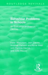 Behaviour Problems in Schools : An Evaluation of Support Centres (Routledge Revivals)