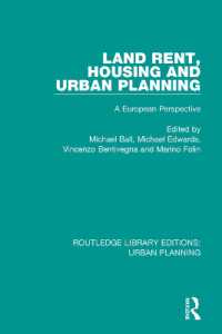 Land Rent, Housing and Urban Planning : A European Perspective (Routledge Library Editions: Urban Planning)