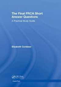 The Final FRCA Short Answer Questions : A Practical Study Guide (Masterpass)