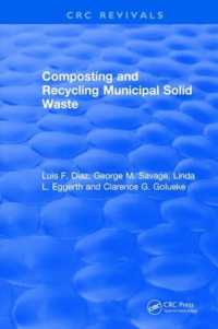 Composting and Recycling Municipal Solid Waste (Crc Press Revivals)