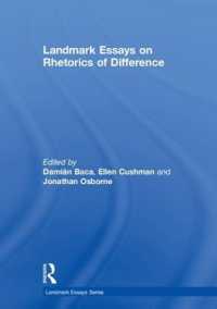 Landmark Essays on Rhetorics of Difference (Landmark Essays Series)
