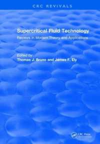 Supercritical Fluid Technology (1991) : Reviews in Modern Theory and Applications (Crc Press Revivals)