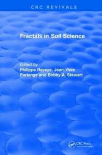 Revival: Fractals in Soil Science (1998) : Advances in Soil Science (Crc Press Revivals)