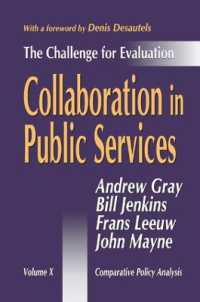 Collaboration in Public Services : The Challenge for Evaluation (Comparative Policy Evaluation)