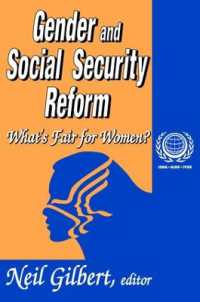 Gender and Social Security Reform : What's Fair for Women? (International Social Security Series)