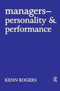 Managers : Personality and Performance