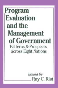 Program Evaluation and the Management of Government (Comparative Policy Evaluation)