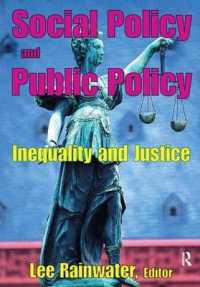 Social Policy and Public Policy : Inequality and Justice
