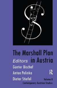 The Marshall Plan in Austria : Vol 8 (Contemporary Austrian Studies)