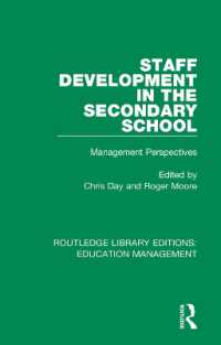 Staff Development in the Secondary School : Management Perspectives (Routledge Library Editions: Education Management)