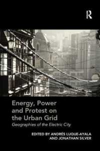 Energy, Power and Protest on the Urban Grid : Geographies of the Electric City