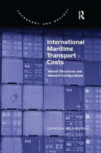 International Maritime Transport Costs : Market Structures and Network Configurations
