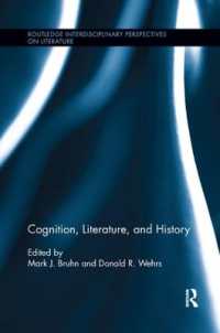 Cognition, Literature, and History (Routledge Interdisciplinary Perspectives on Literature)