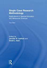 Single Case Research Methodology : Applications in Special Education and Behavioral Sciences