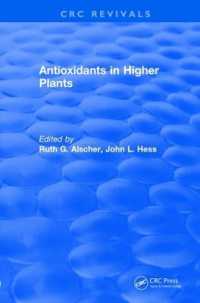 Antioxidants in Higher Plants (Crc Press Revivals)