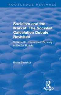 Revival: Economic Planning in Soviet Russia (1935) : Socialsm and the Market (Volume III) (Routledge Revivals)