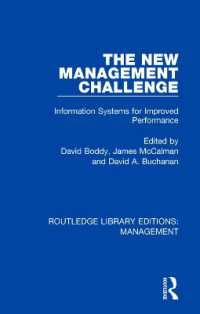 The New Management Challenge : Information Systems for Improved Performance (Routledge Library Editions: Management)