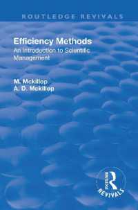 Revival: Efficiency Methods (1917) : An Introduction to Scientific Management (Routledge Revivals)