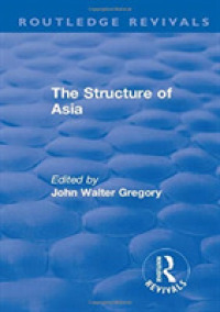 The Structure of Asia 1976 (Routledge Revivals)