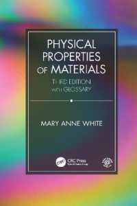 材料の物理的性質（テキスト・第３版）<br>Physical Properties of Materials, Third Edition （3RD）