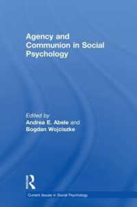 Agency and Communion in Social Psychology (Current Issues in Social Psychology)