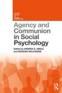 Agency and Communion in Social Psychology (Current Issues in Social Psychology)