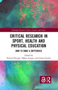 Critical Research in Sport, Health and Physical Education : How to Make a Difference (Routledge Research in Sport, Culture and Society)