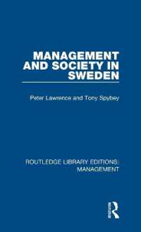 Management and Society in Sweden (Routledge Library Editions: Management)