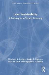 Lean Sustainability : A Pathway to a Circular Economy (Continuous Improvement Series)