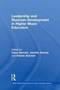 Leadership and Musician Development in Higher Music Education (Isme Series in Music Education)