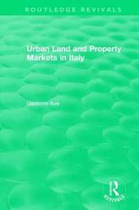 Routledge Revivals: Urban Land and Property Markets in Italy (1996) (Routledge Revivals)