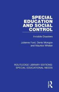 Special Education and Social Control : Invisible Disasters (Routledge Library Editions: Special Educational Needs)