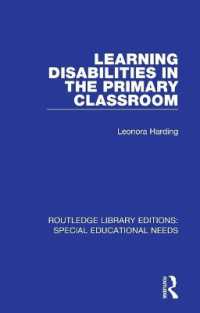 Learning Disabilities in the Primary Classroom (Routledge Library Editions: Special Educational Needs)