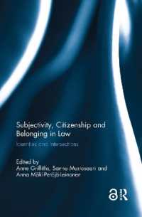 Subjectivity, Citizenship and Belonging in Law : Identities and Intersections