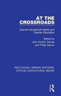At the Crossroads : Special Educational Needs and Teacher Education (Routledge Library Editions: Special Educational Needs)