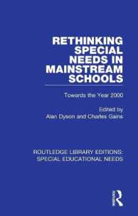Rethinking Special Needs in Mainstream Schools : Towards the Year 2000 (Routledge Library Editions: Special Educational Needs)