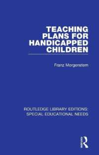 Teaching Plans for Handicapped Children (Routledge Library Editions: Special Educational Needs)